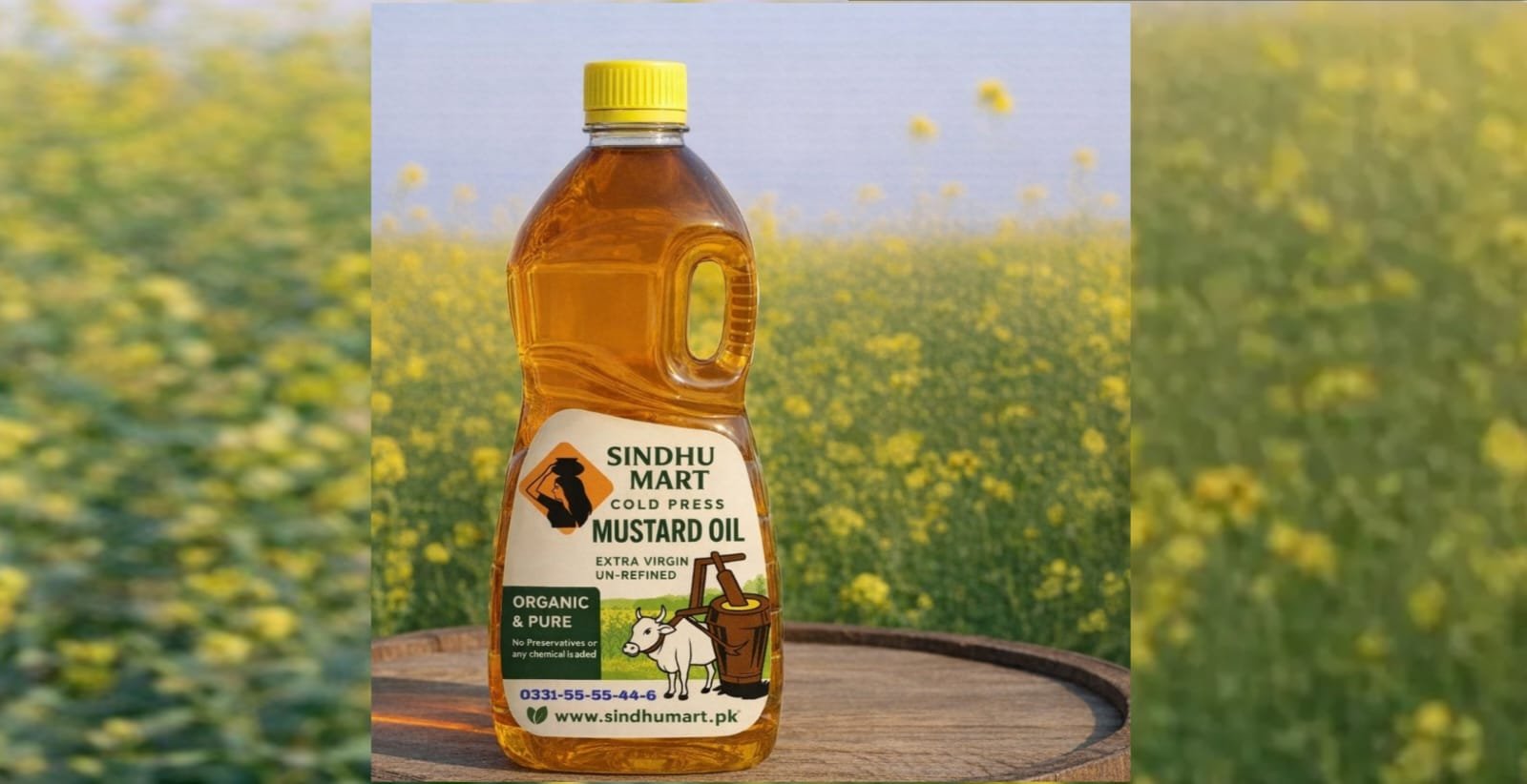 Cold Press Mustard Oil - 5 Liters